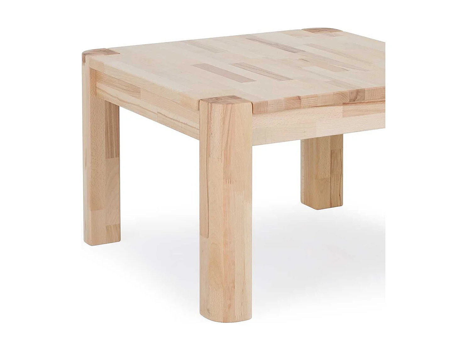 Sofa Beistelltisch aus Kernbuche Massivholz geölt