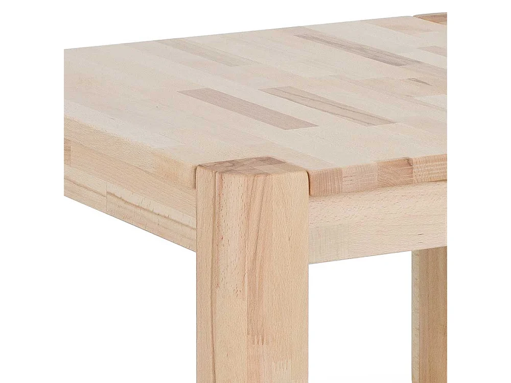 Sofa Beistelltisch aus Kernbuche Massivholz geölt