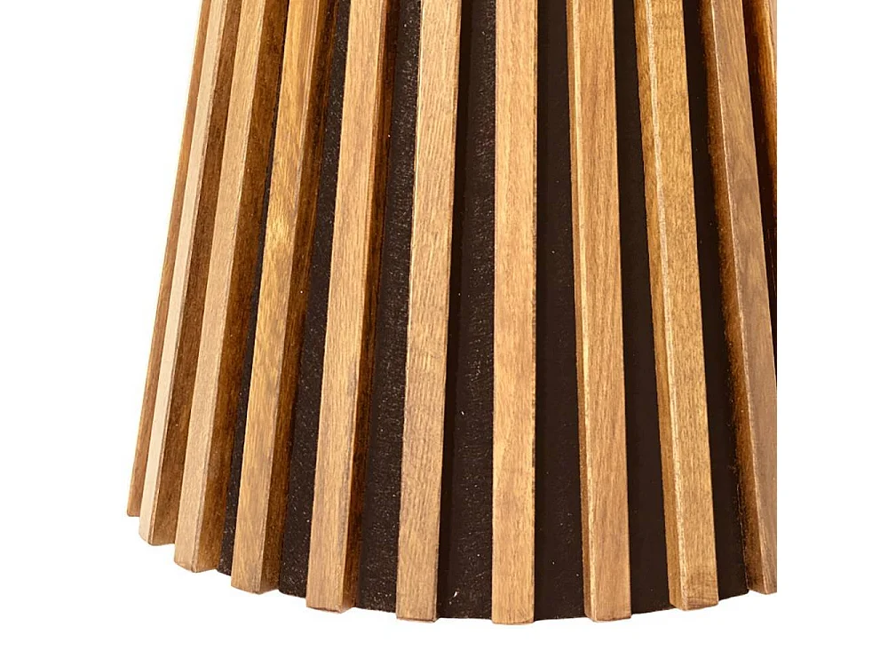 Beistelltisch Anstelltisch in Eichefarben auf Säulengestell