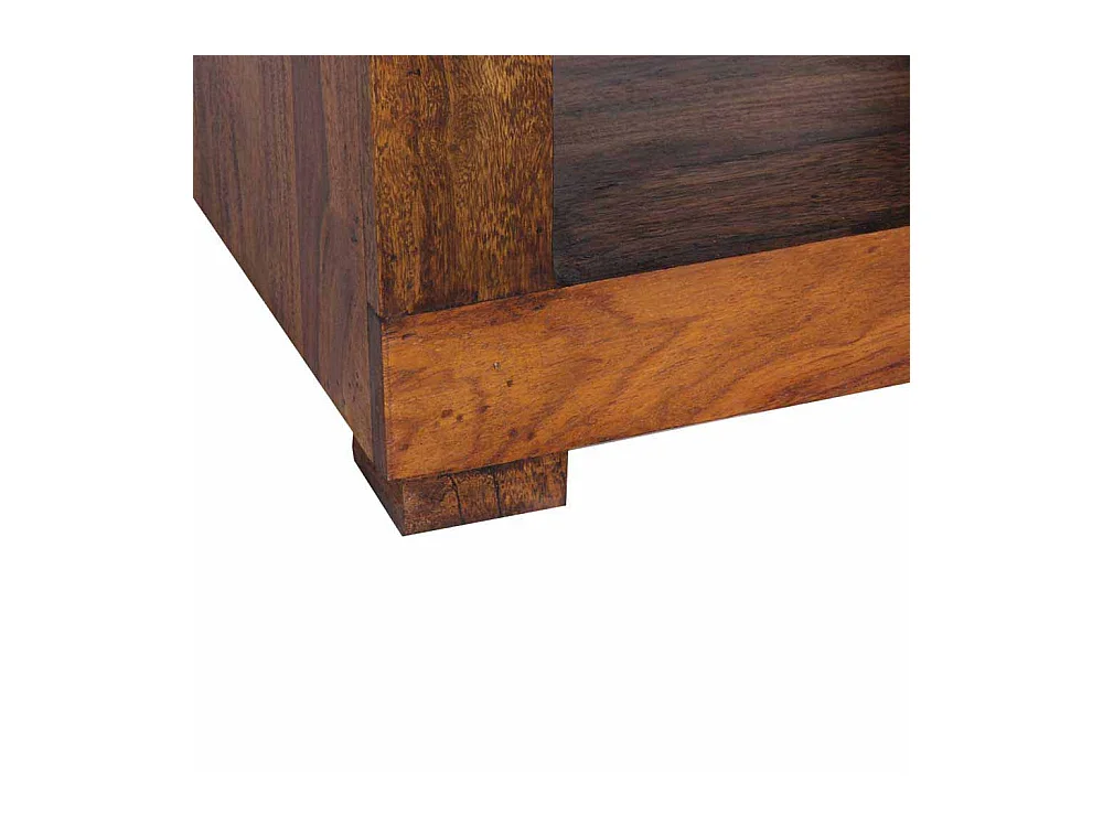 Massiv Beistelltisch aus Sheesham Massivholz 50 cm breit