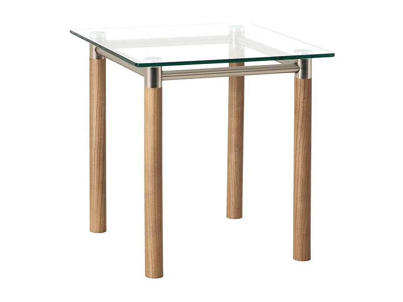 Beistelltisch in Noce-Chromfarben