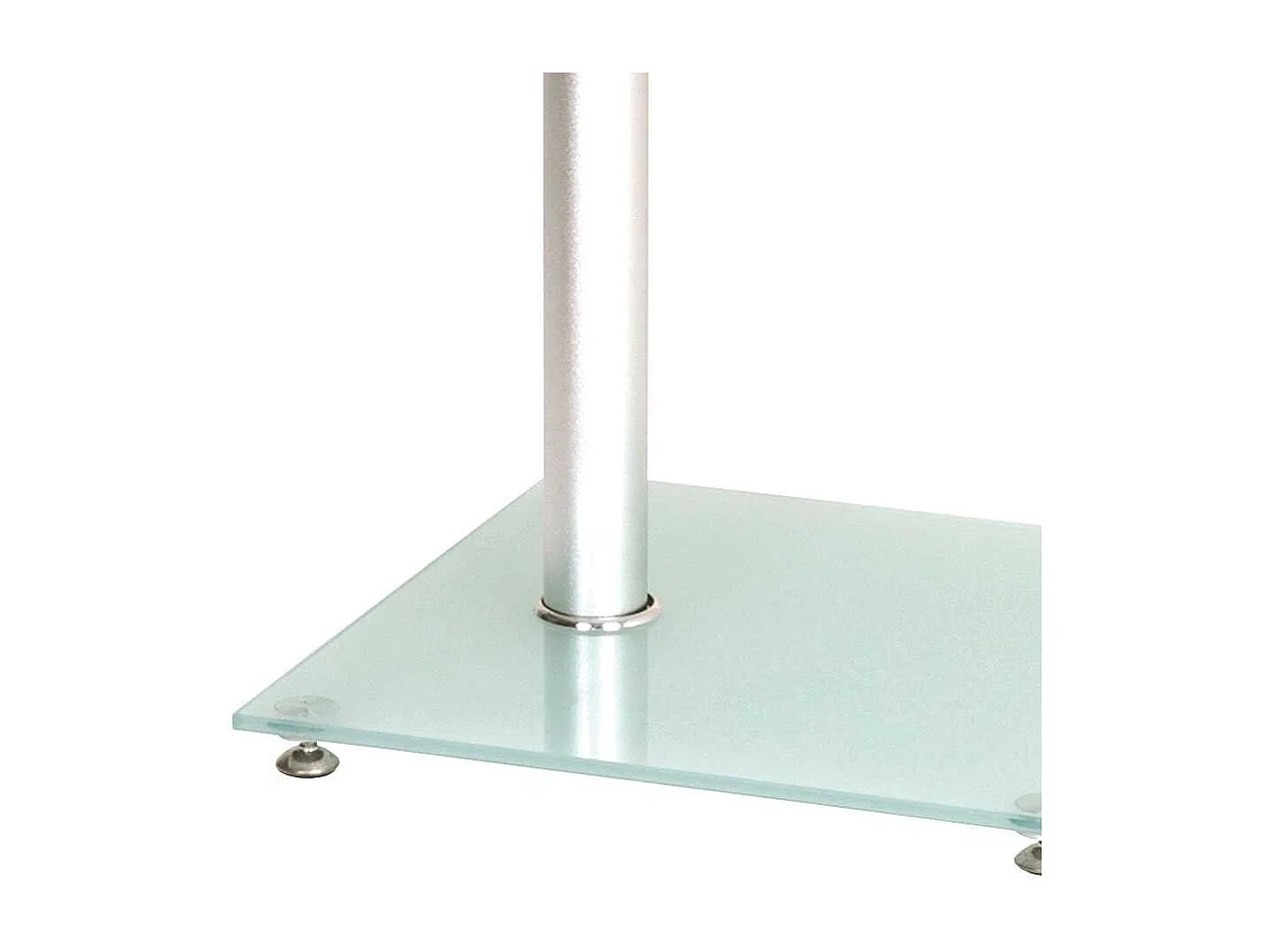 Beistelltisch mit Glasplatte 40 cm breit