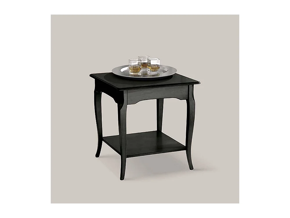 Beistelltischchen in Schwarz klassischen Stil