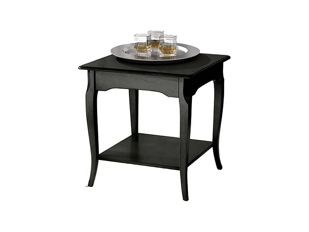 Beistelltischchen in Schwarz klassischen Stil