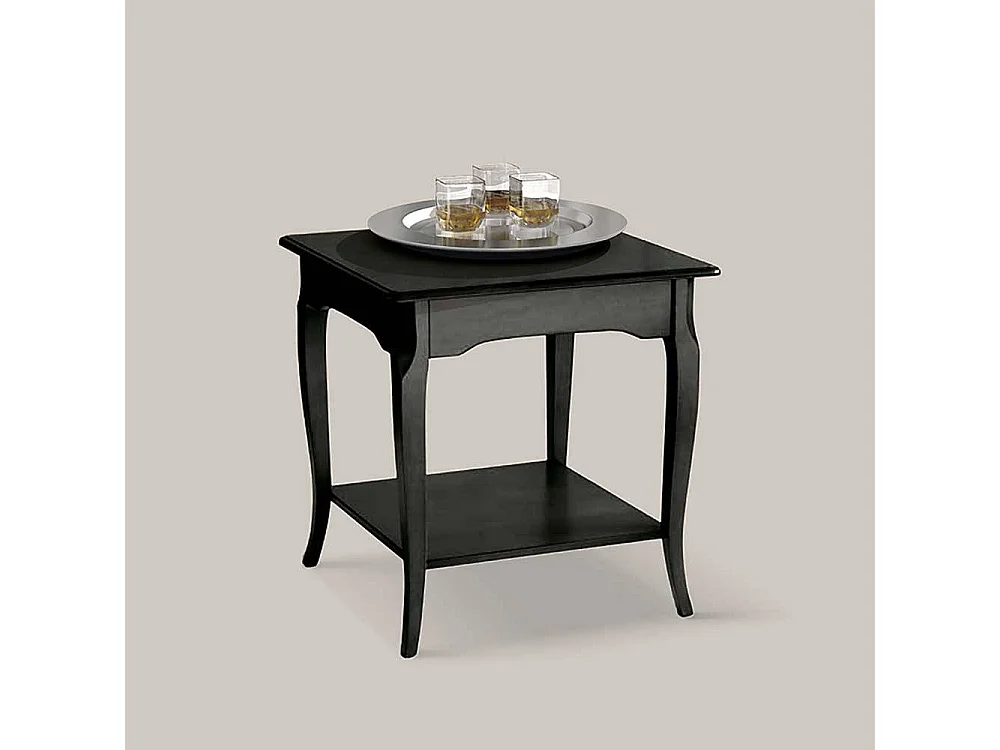 Beistelltischchen in Schwarz klassischen Stil