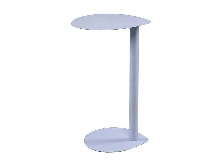Beistelltisch Anstelltisch aus Metall in Hellblau matt