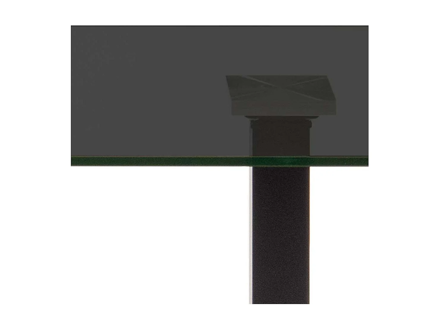 Beistelltisch mit Glasplatte höhenverstellbar