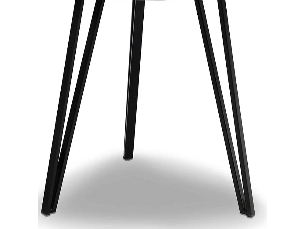 Beistelltisch Beistelltischchen mit Steinplatte in runder Form