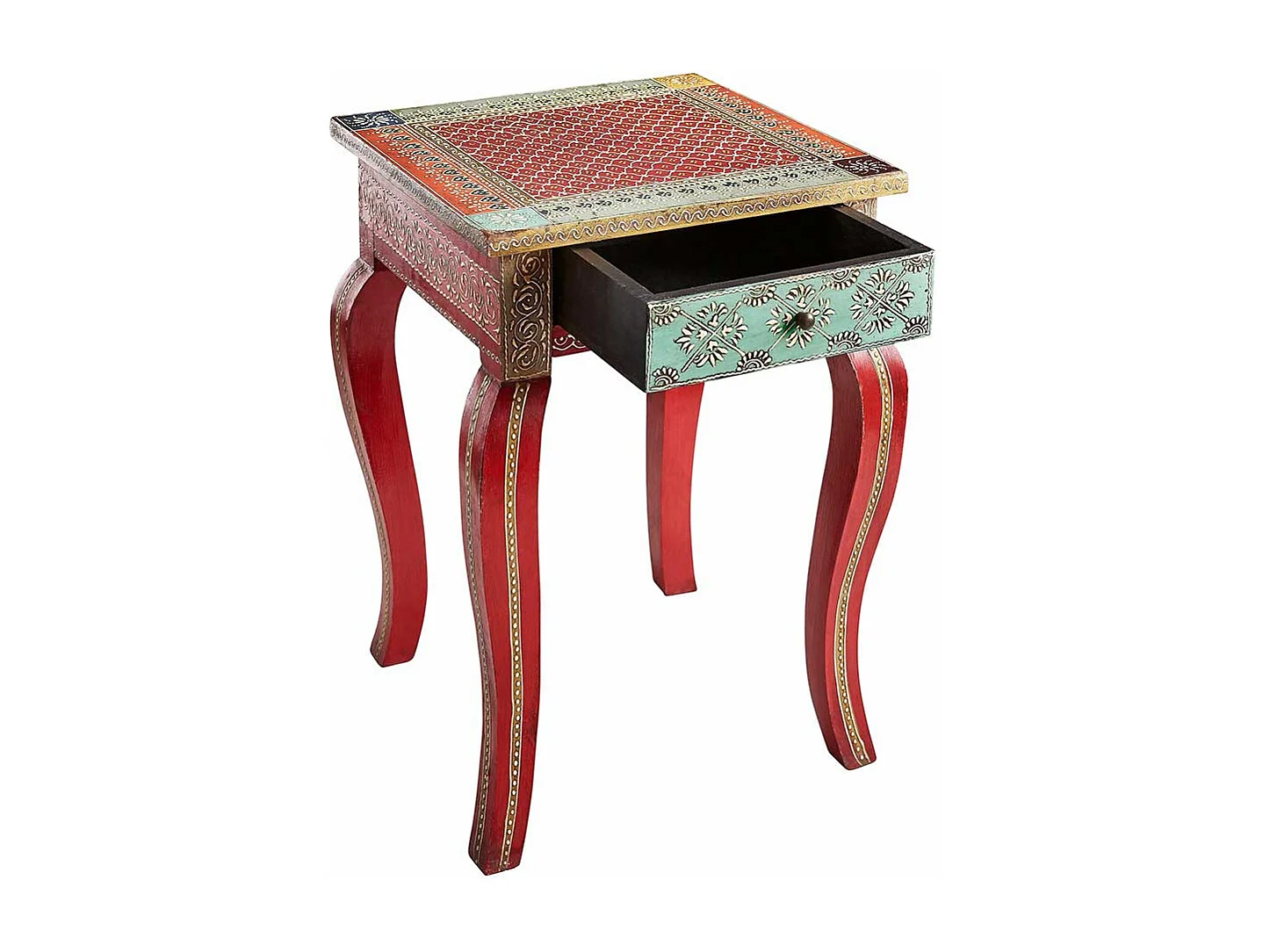 Beistelltischchen in Bunt Boho Style