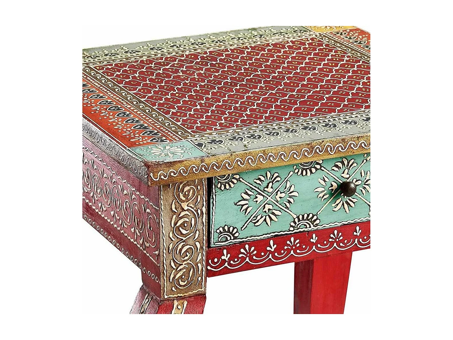 Beistelltischchen in Bunt Boho Style