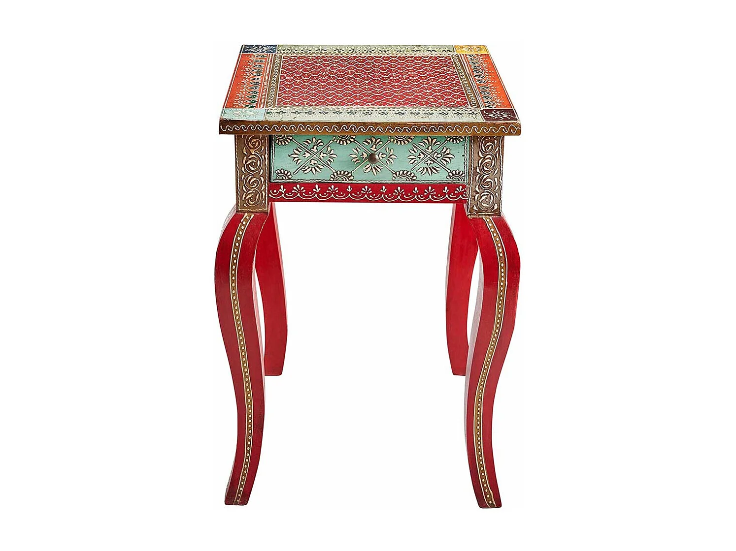 Beistelltischchen in Bunt Boho Style