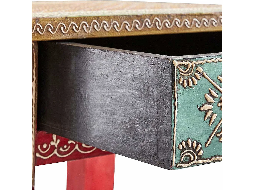 Beistelltischchen in Bunt Boho Style