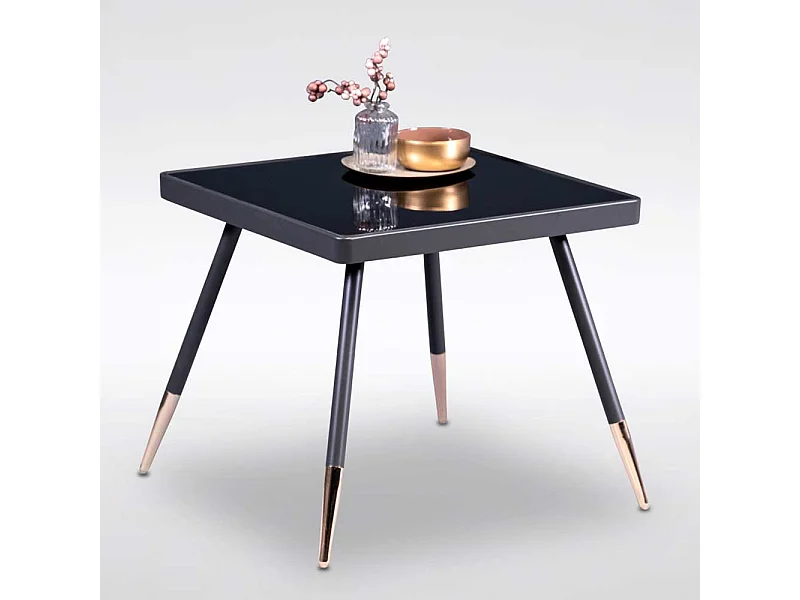 Beistelltisch Sofa in modernem Design Metall und Glas