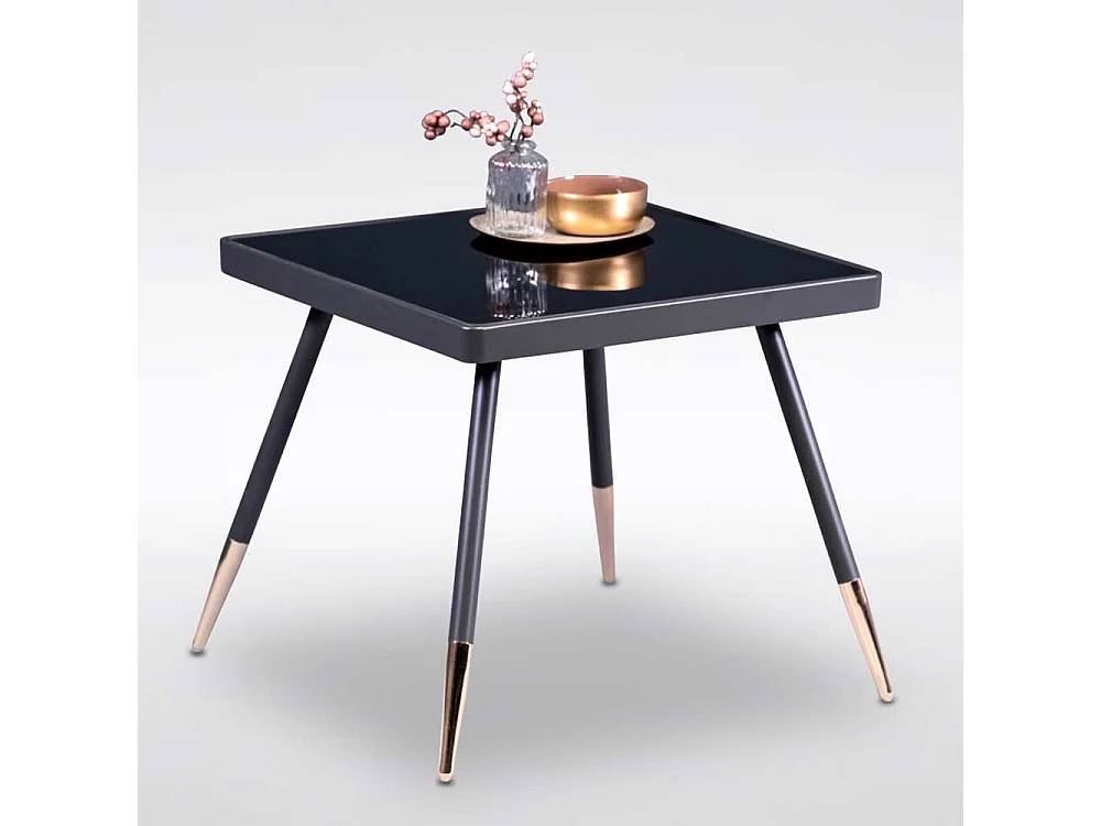 Beistelltisch Sofa in modernem Design Metall und Glas