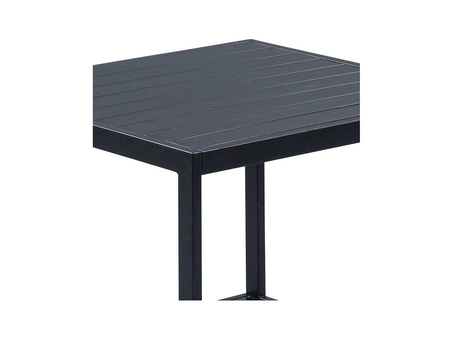 Metall Beistelltisch mit Glasablage Gestell auf Rollen