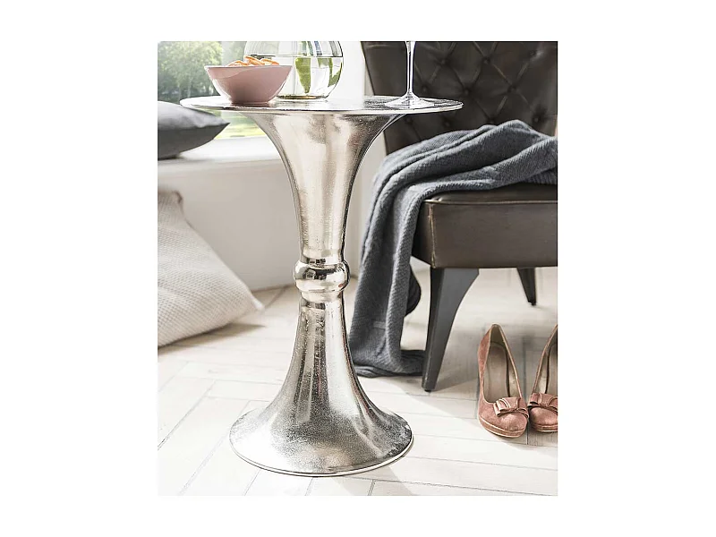 Beistelltisch Sessel aus Metall Vintage Look