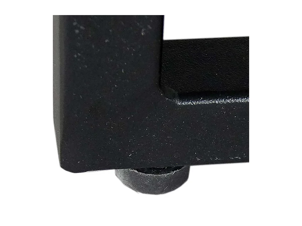 Marmor Beistelltisch mit Bügelgestell 60 cm tief