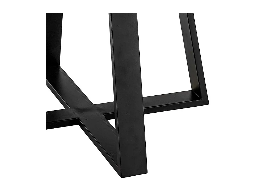 Beistelltisch Sofa in modernem Design schwarzer Keramikplatte