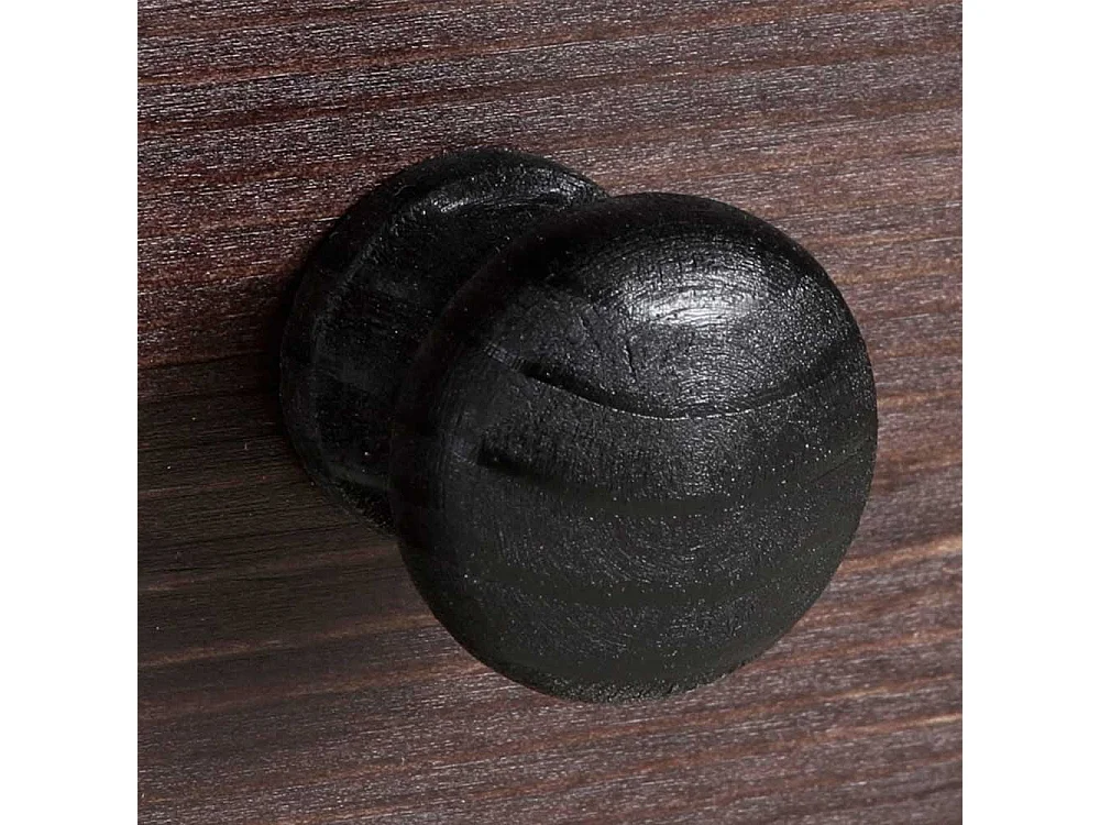 Sofa Beistelltisch in Wengefarben Kiefer Massivholz