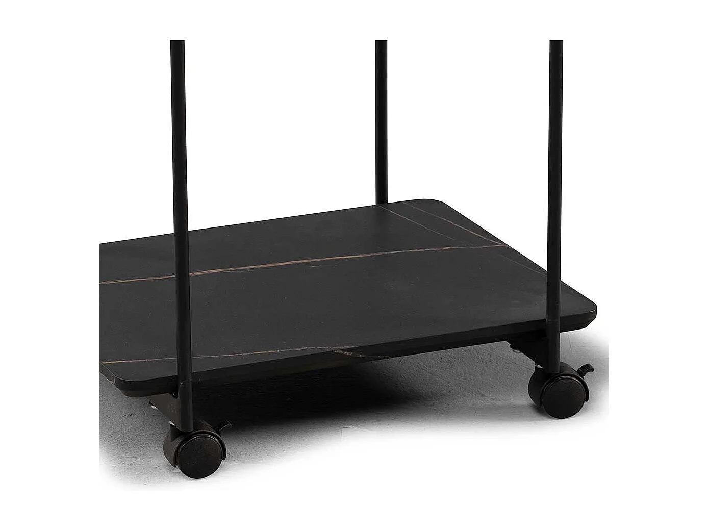 Beistelltisch Beistelltischchen in Marmor Optik aus Metall