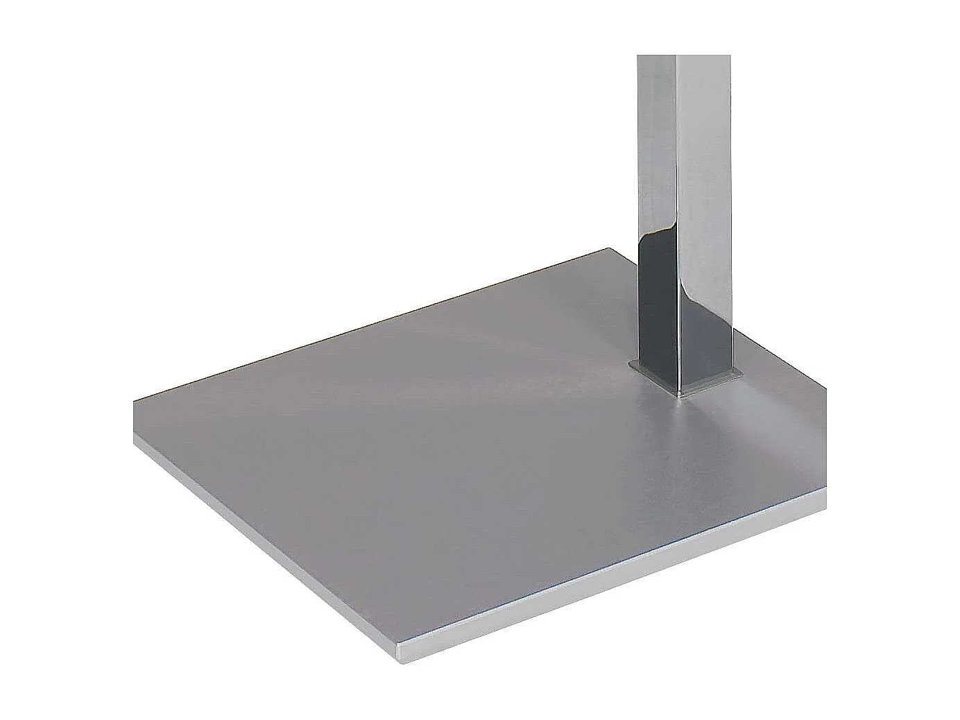 Beistelltischchen durch Körperdruck verstellbar Glasplatte