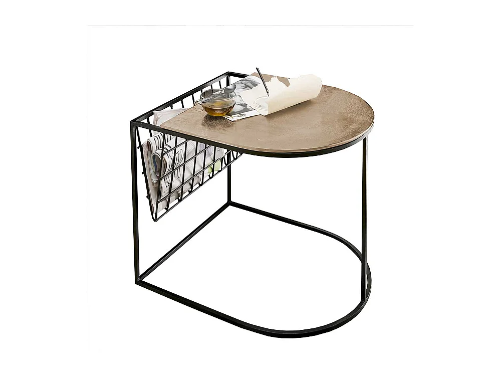 Beistelltisch Sofa mit Zeitungsablage Industry und Loft Stil