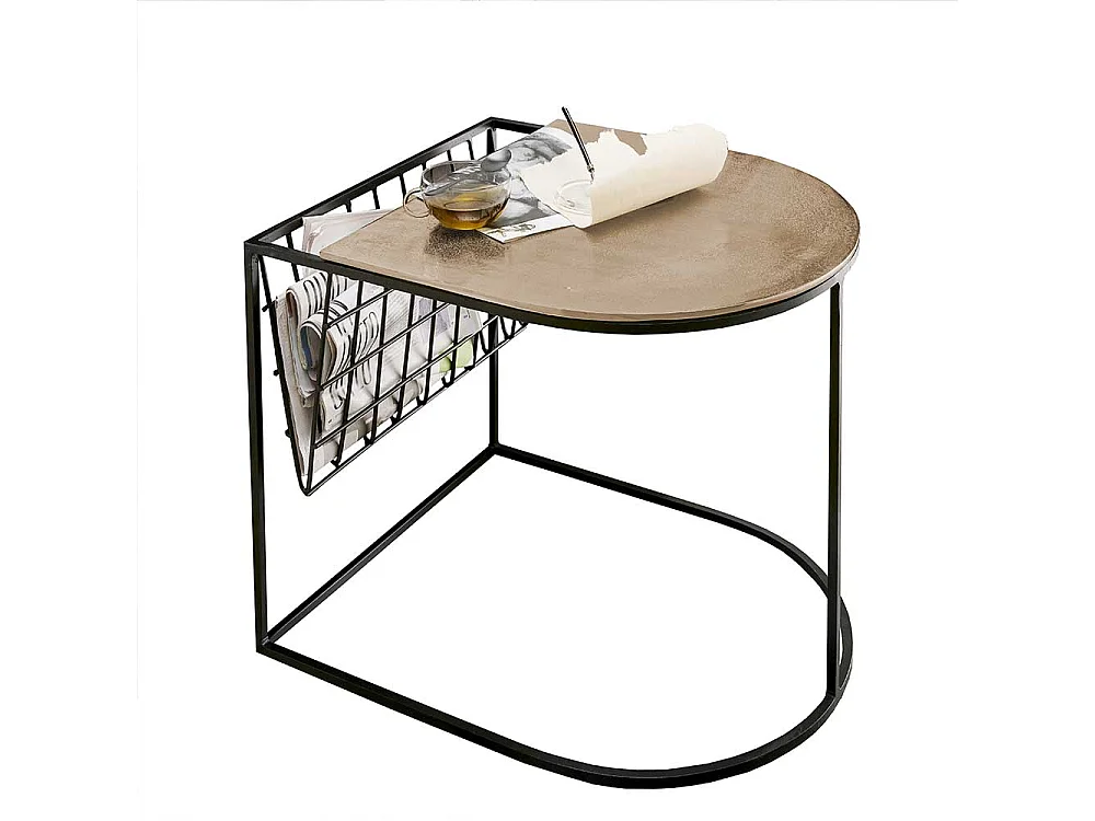 Beistelltisch Sofa mit Zeitungsablage Industry und Loft Stil