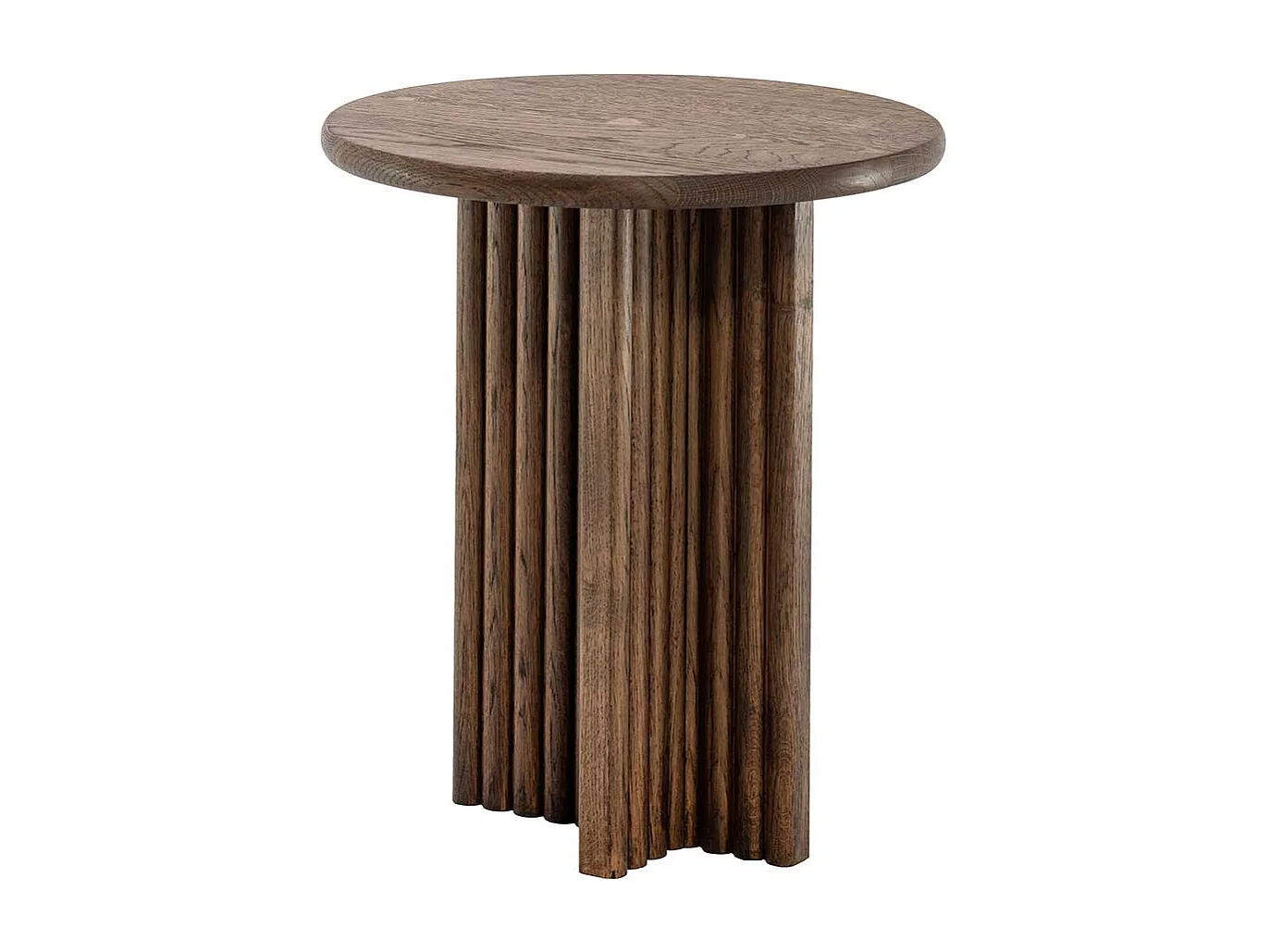 Beistelltisch Sofa im Skandi Design Eiche Massivholz