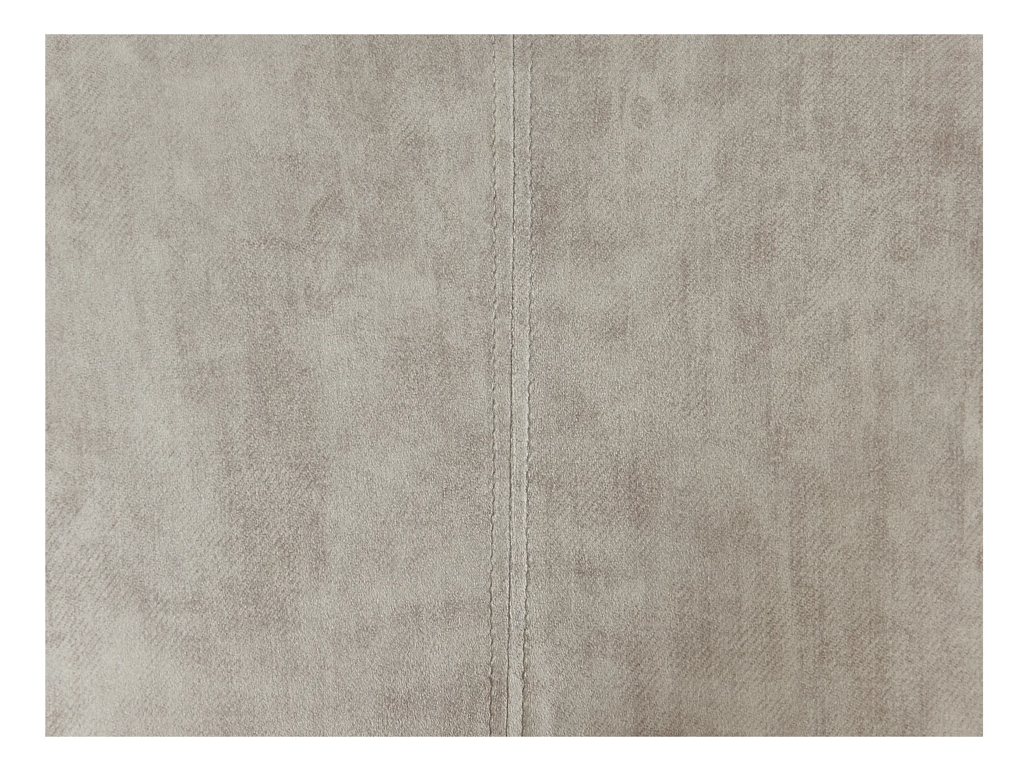 Set van 2 stoelen met armleuningen van stof en zwart metaal - Beige - KADIJA