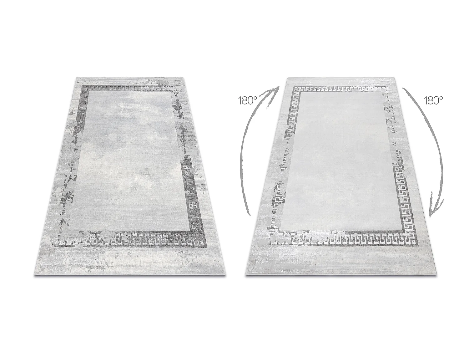 Tapijt LIRA E1473 Kader, grieks vintage structureel, modern, glamour - 120x170 cm