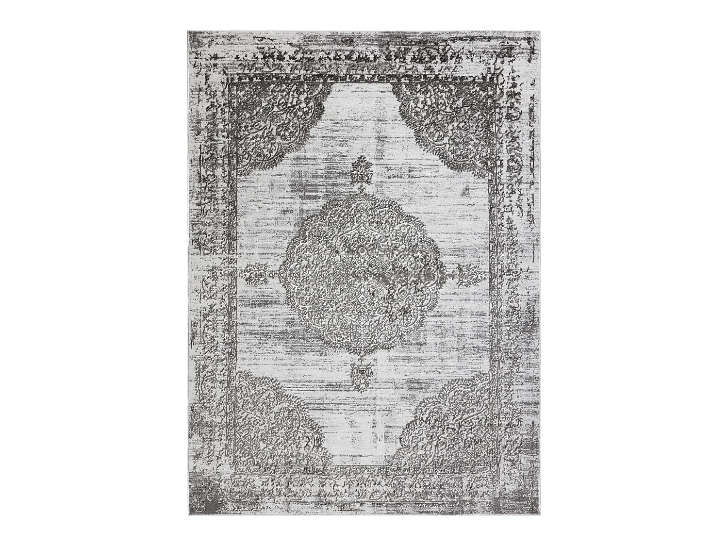 Tapis LIRA E1468 Rosette, structuré, moderne, glamour - gris 120x170 cm