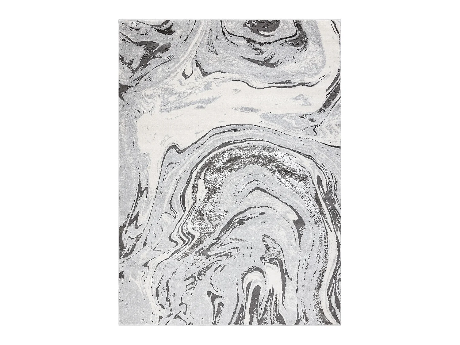 Tapijt LIRA E1686 Abstract, structureel, modern, glamour - grijs 80x150 cm