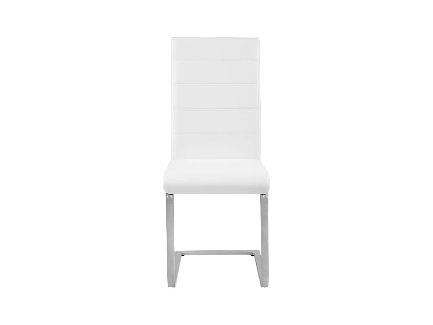 Lot de 2 chaises de salle à manger salon cuisine design blanc 1908013