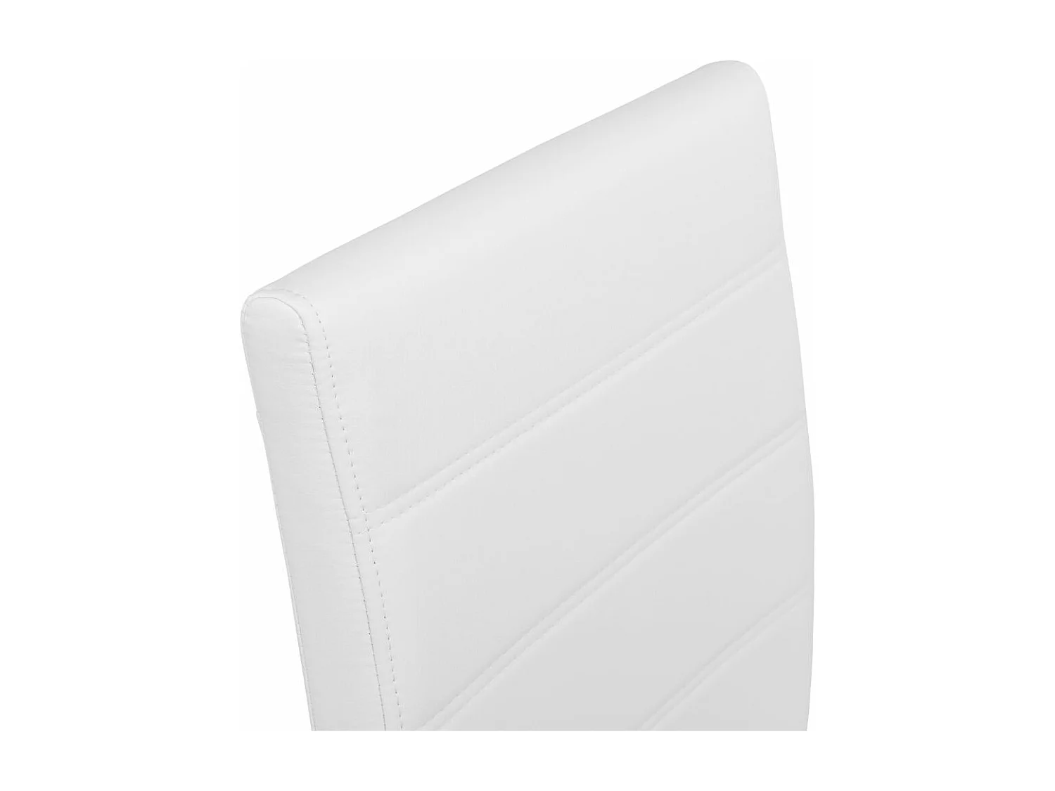 Lot de 2 chaises de salle à manger salon cuisine design blanc 1908013