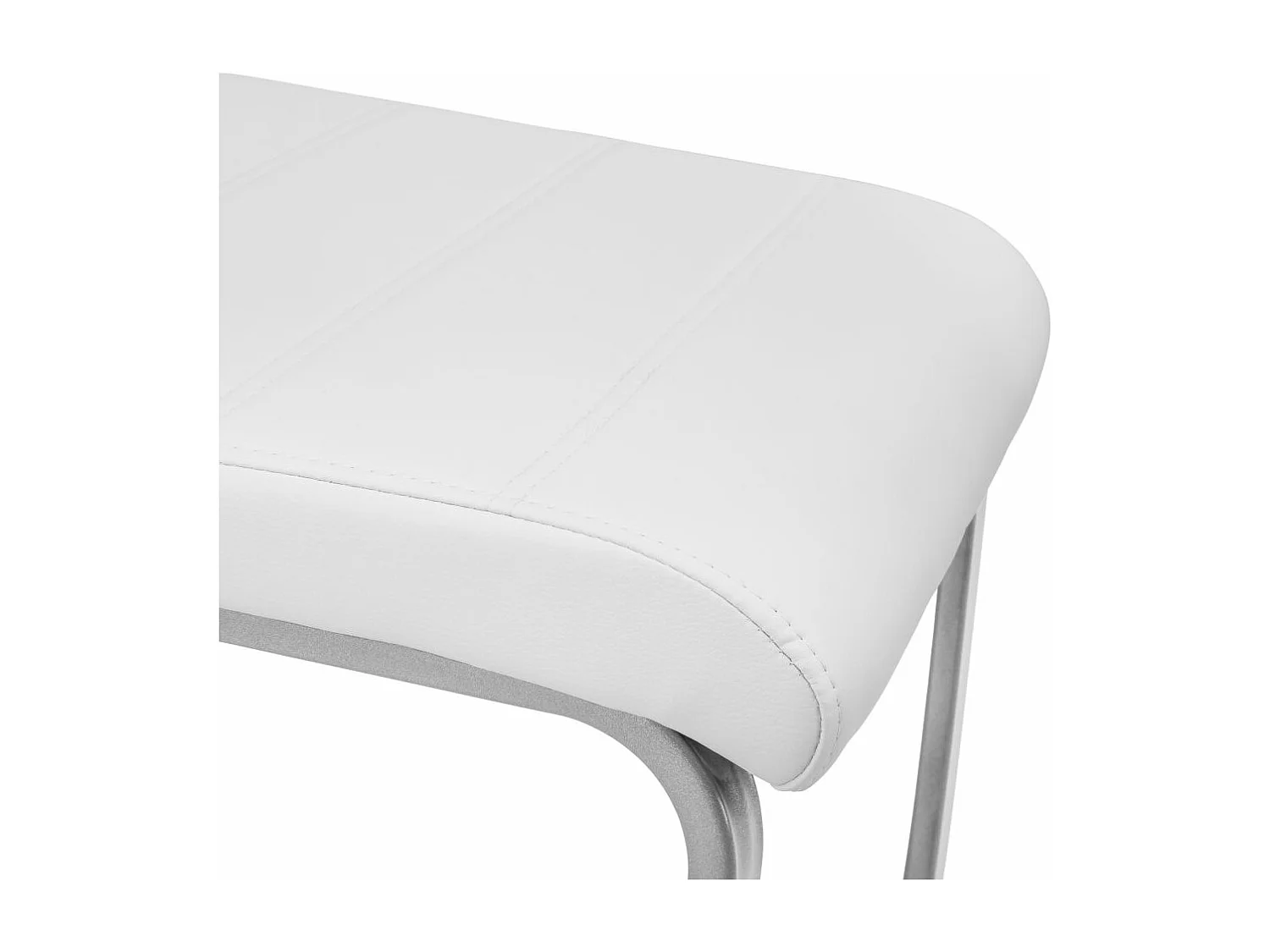 Lot de 2 chaises de salle à manger salon cuisine design blanc 1908013