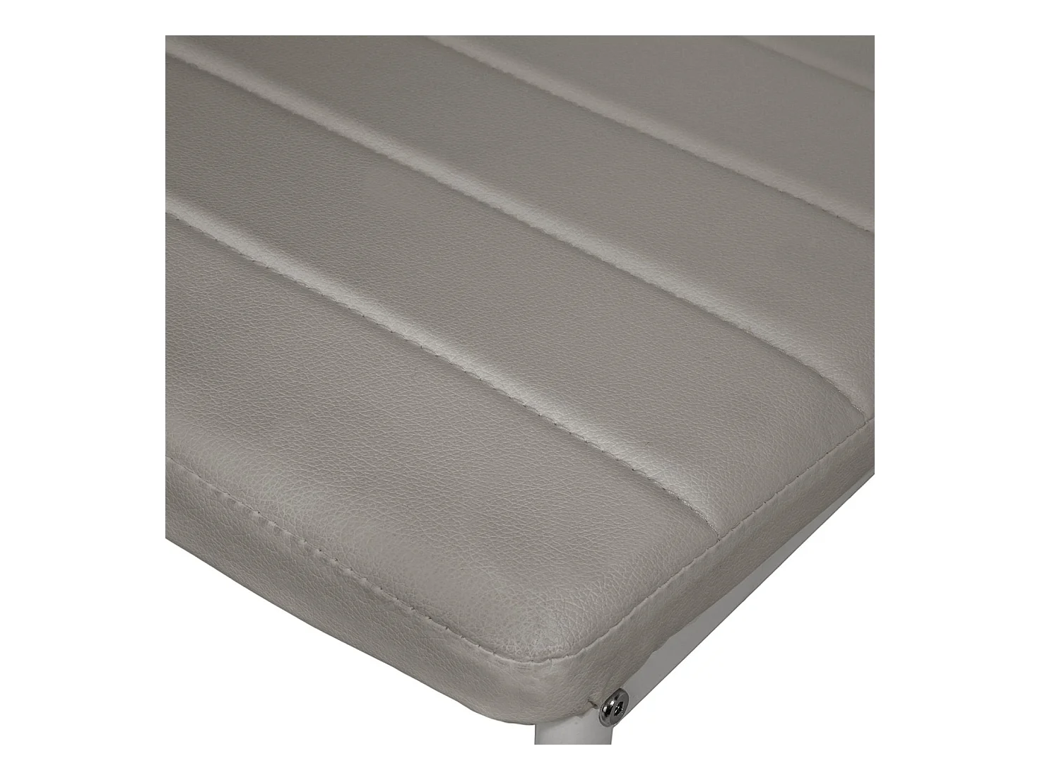 Lot de 6 chaises siège de salon cuisine salle à manger design carré élégant gris 08_0000173