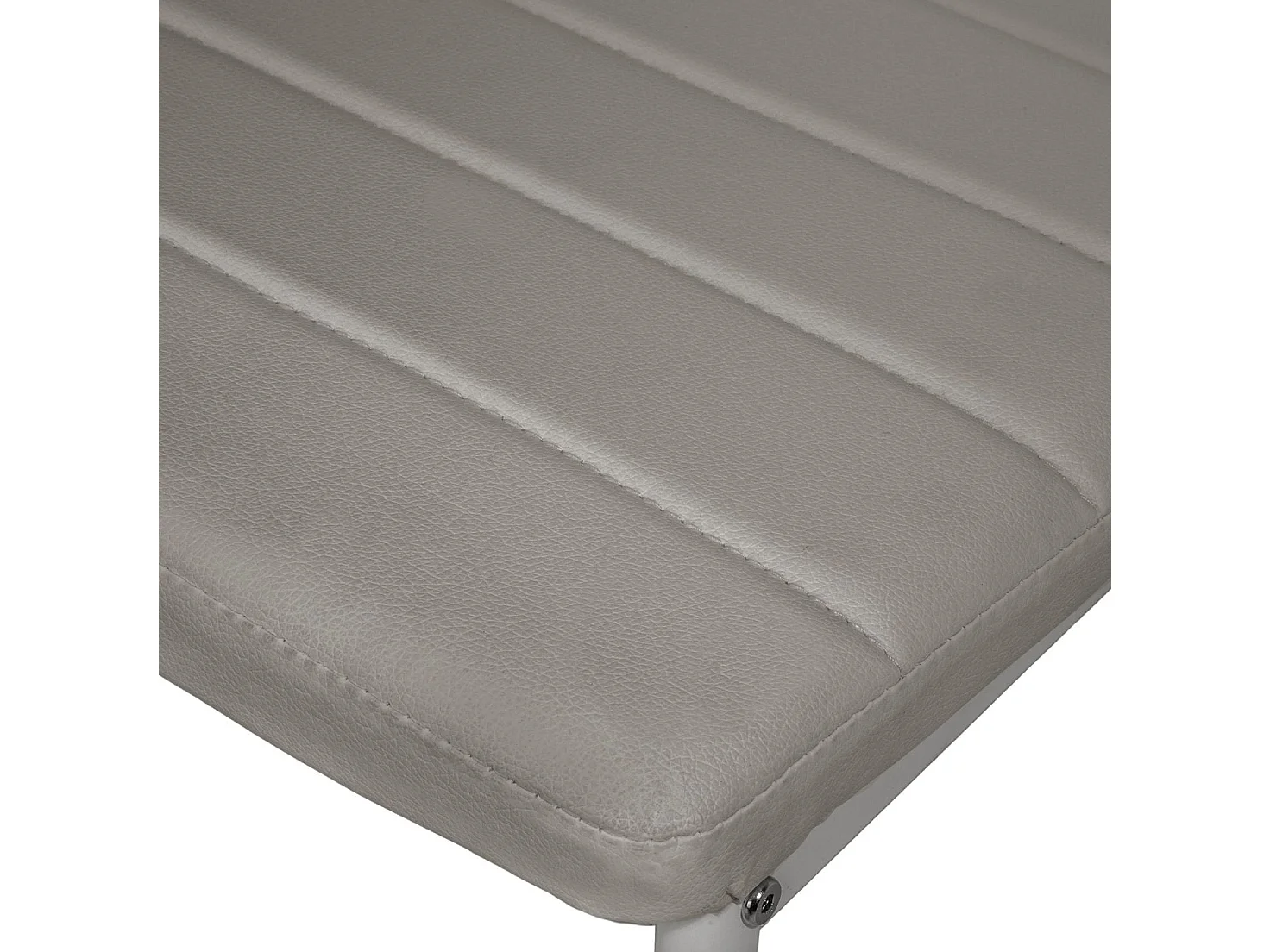 Lot de 6 chaises siège de salon cuisine salle à manger design carré élégant gris 08_0000173