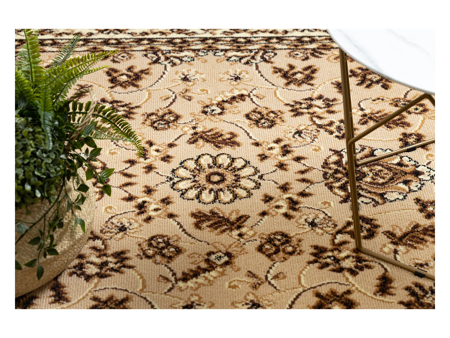 Tapijt BCF Morad KLASYK klassiek - beige 60x110 cm