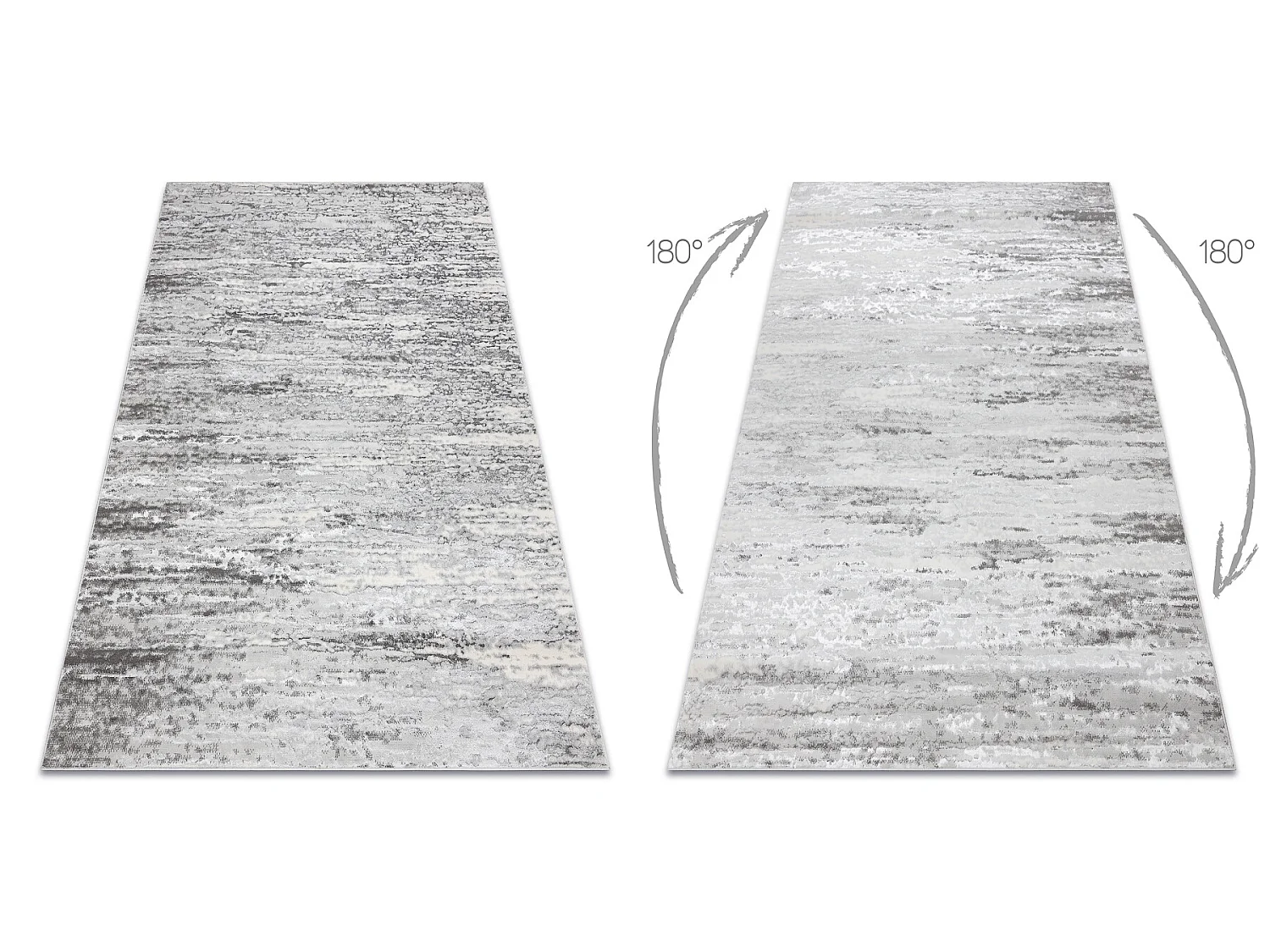 Tapis LIRA E2558 Béton, structuré, moderne, glamour - gris 160x220 cm