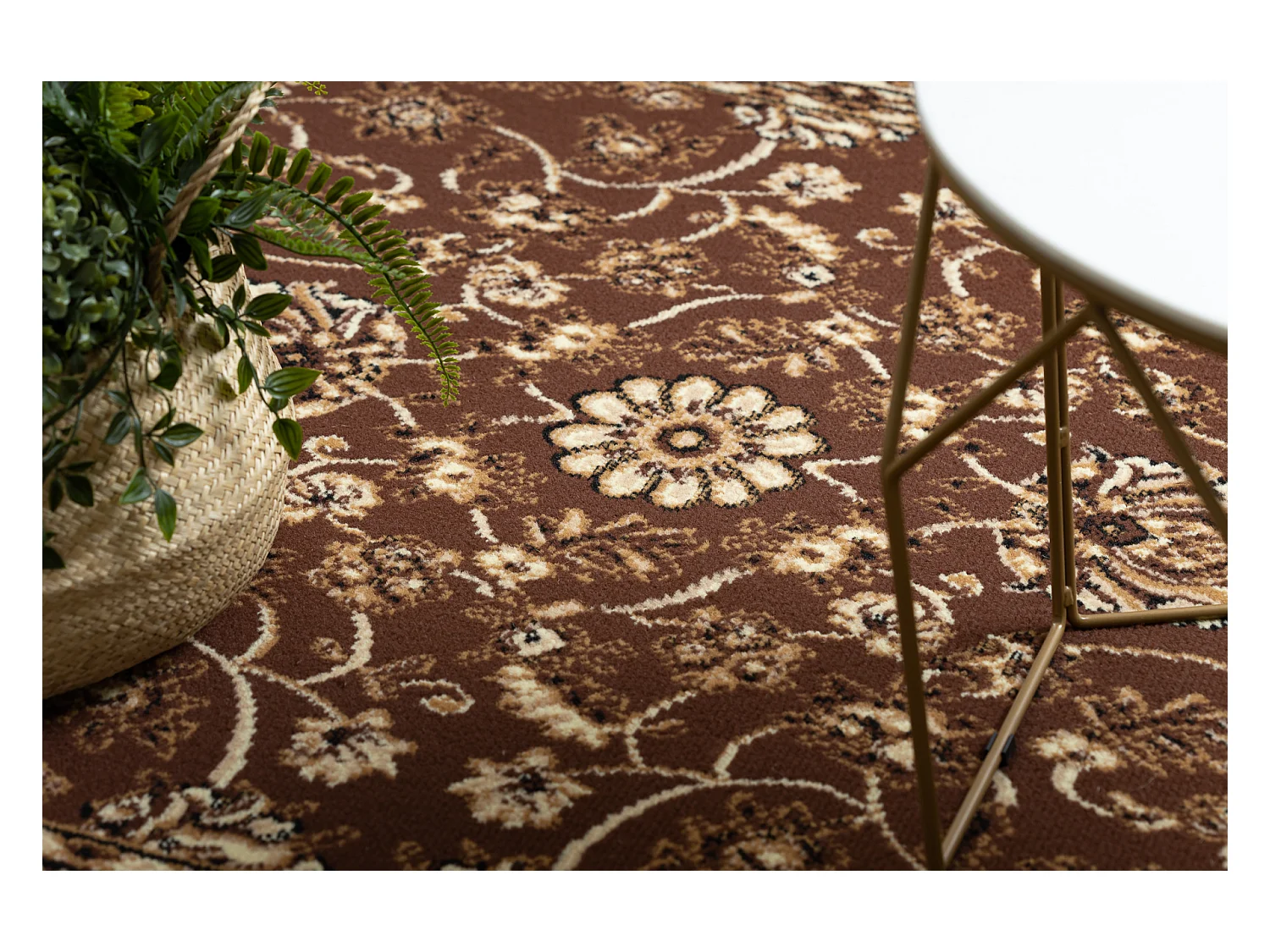 BCF Tapis Morad KLASYK classique - marron 80x150 cm