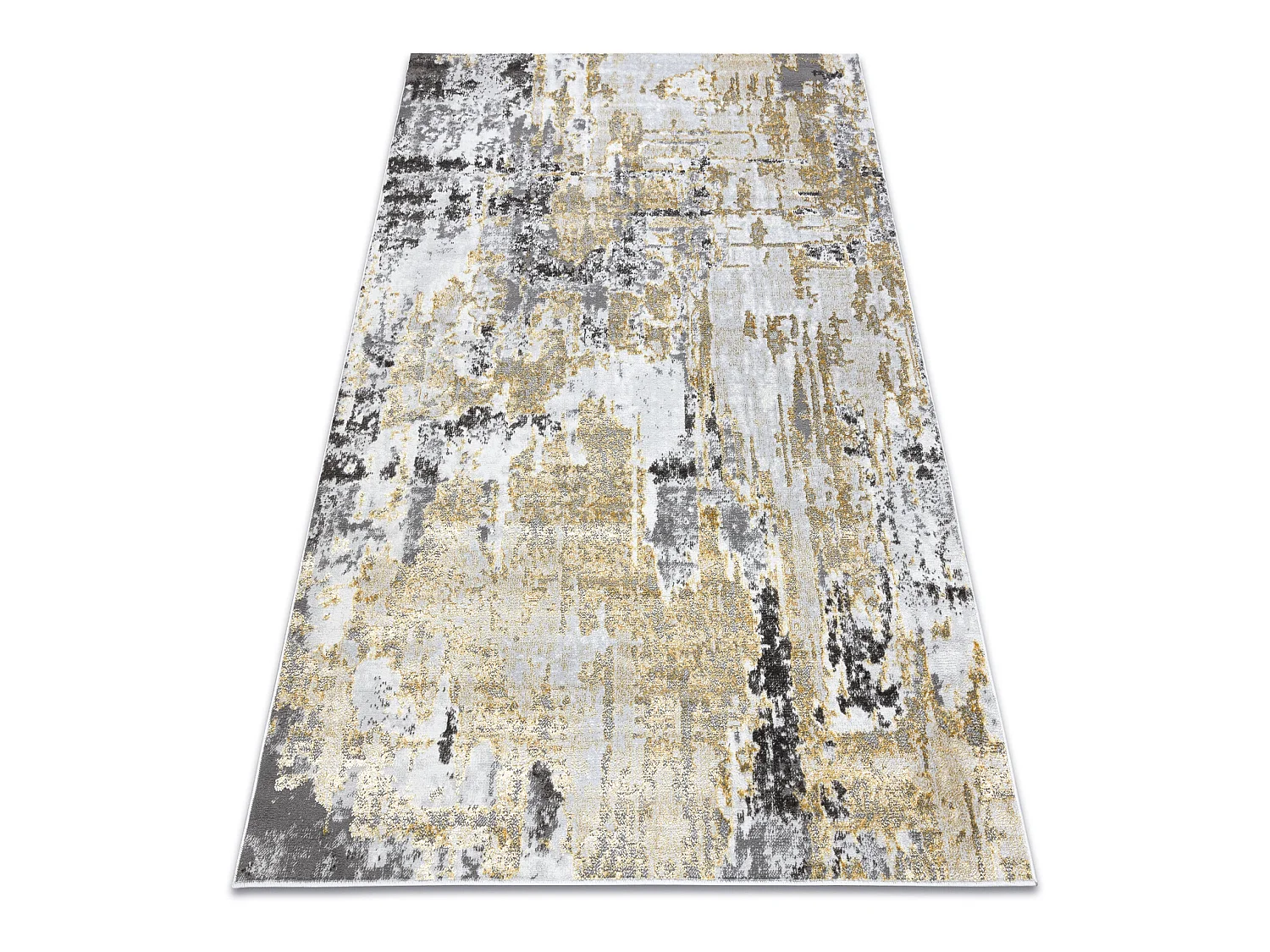 Tapijt LIRA G6704 Vintage, structureel, modern, glamour - goud / grijs 120x170 cm