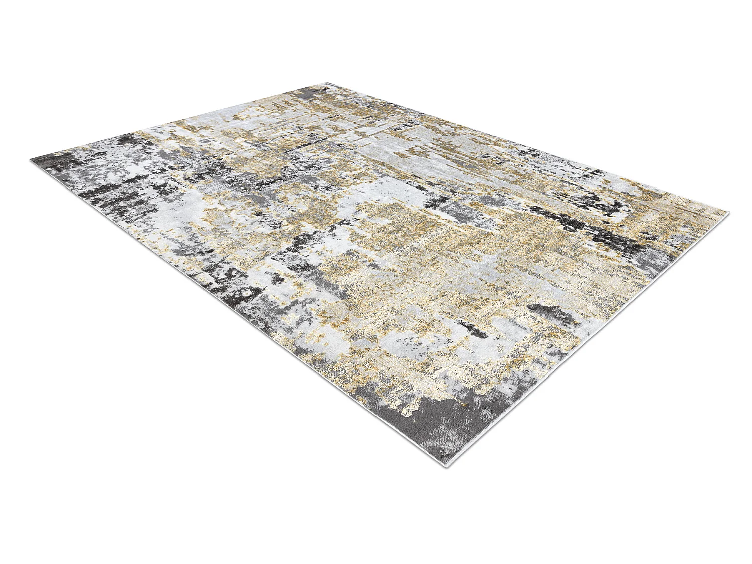 Tapijt LIRA G6704 Vintage, structureel, modern, glamour - goud / grijs 120x170 cm