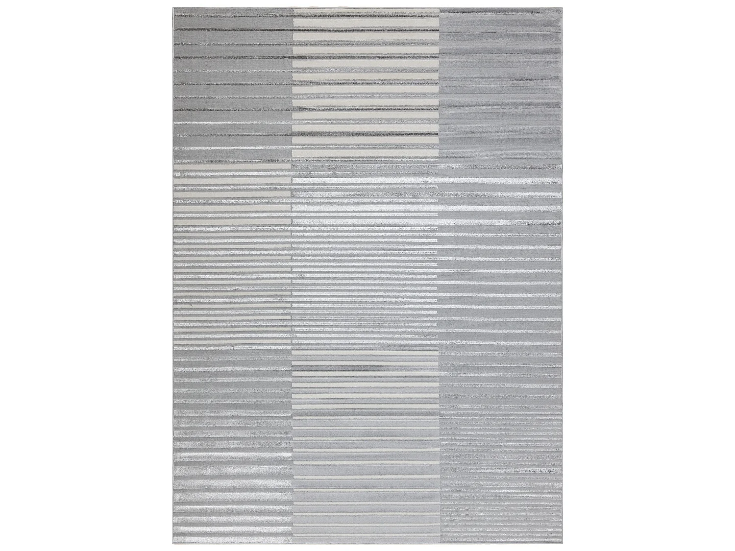 Tapijt LIRA E2681 Strips, structureel, modern, glamour - grijs 120x170 cm