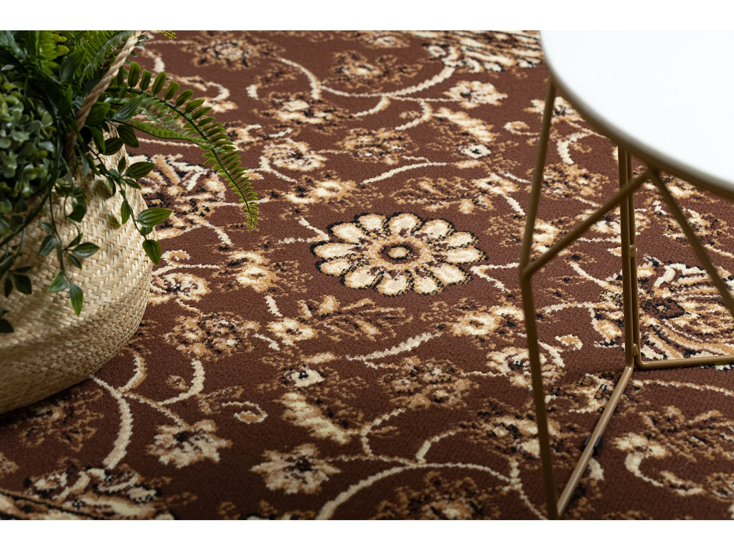 Tapijt BCF Morad KLASYK klassiek - bruin 120x170 cm