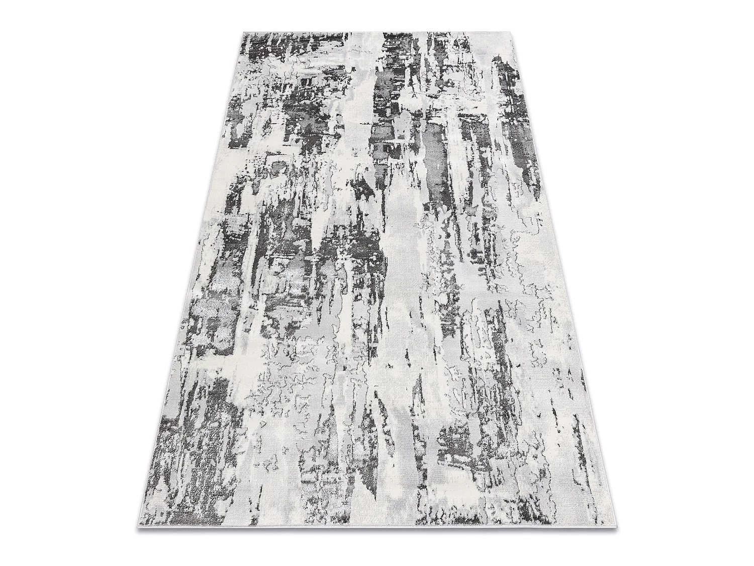 Tapis LIRA GR579 Abstrait, structuré, moderne, glamour - gris 80x150 cm