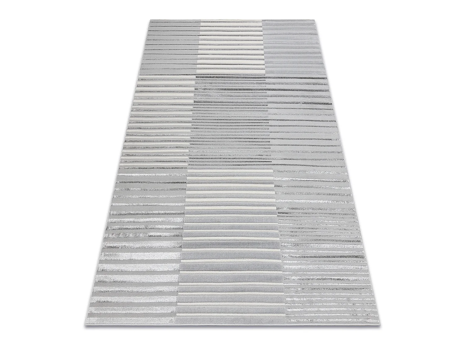 Tapis LIRA E2681 Vintage, structuré, moderne, glamour - gris 80x150 cm