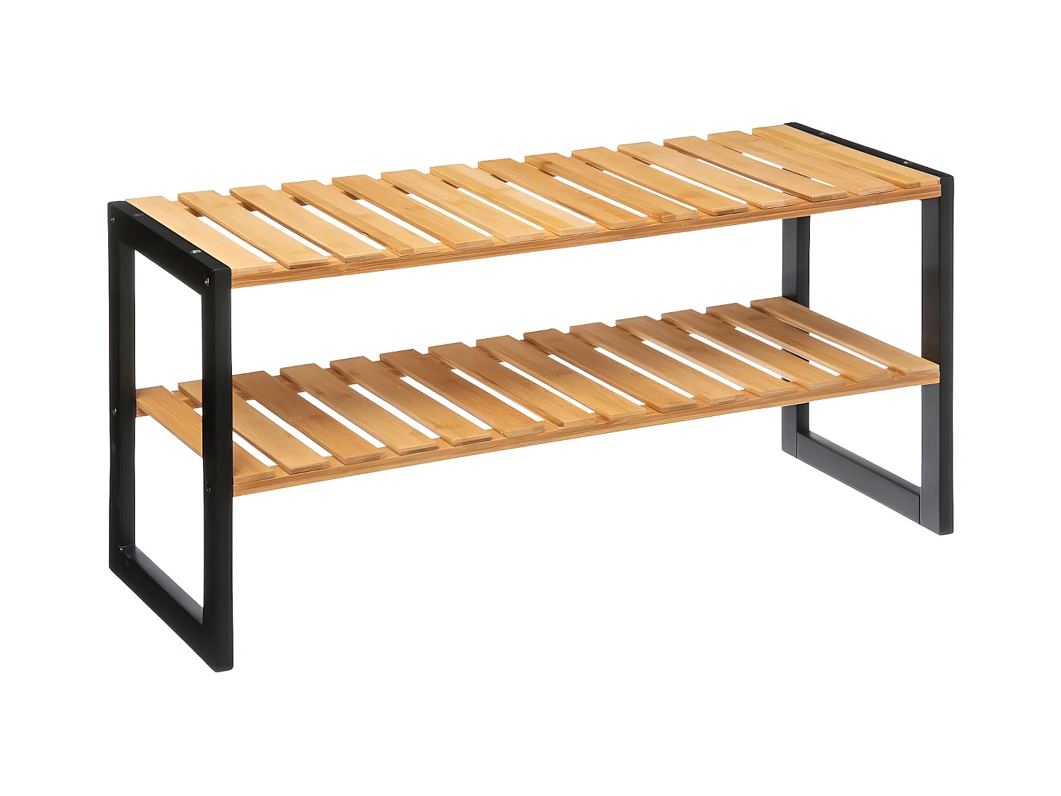 Schuhregal aus Bambus 70 x 26 x 34.5 cm