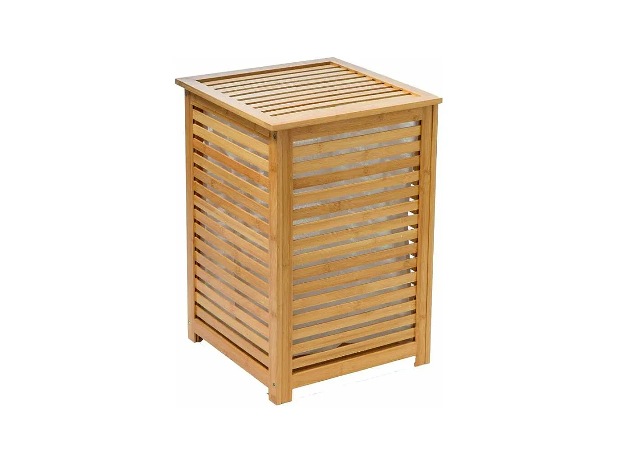 Panier à Linge en Bambou "Sicela" 60cm Naturel