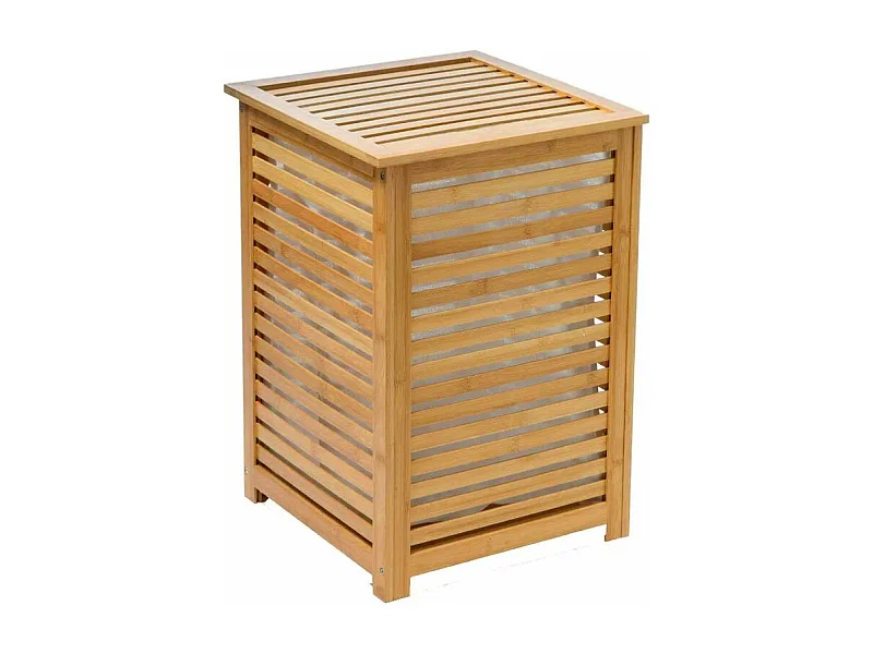 Panier à Linge en Bambou "Sicela" 60cm Naturel