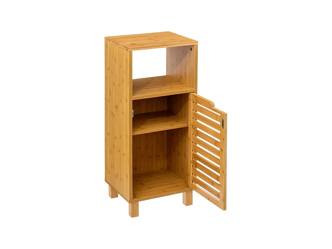 Meuble Bas 1 Porte "Sicela" 80cm Naturel